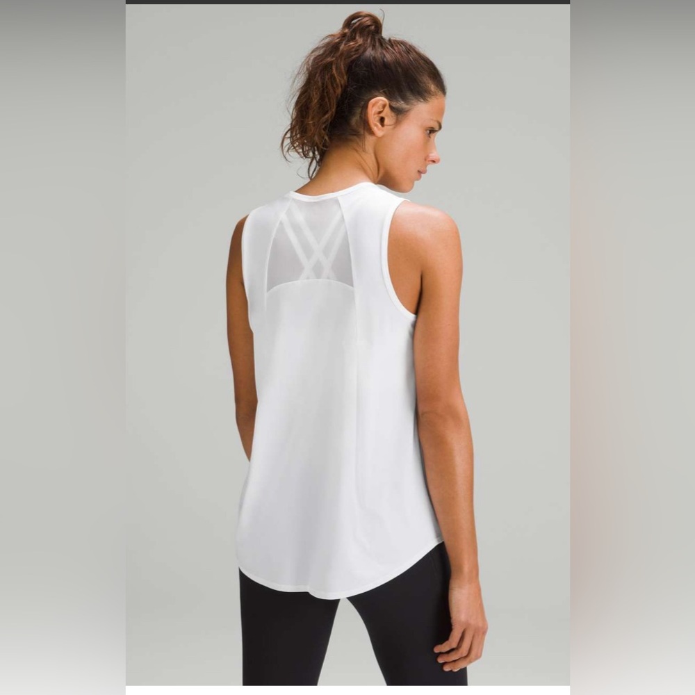 Lululemon Athletica NWT White‎ Sculpt Tank Top